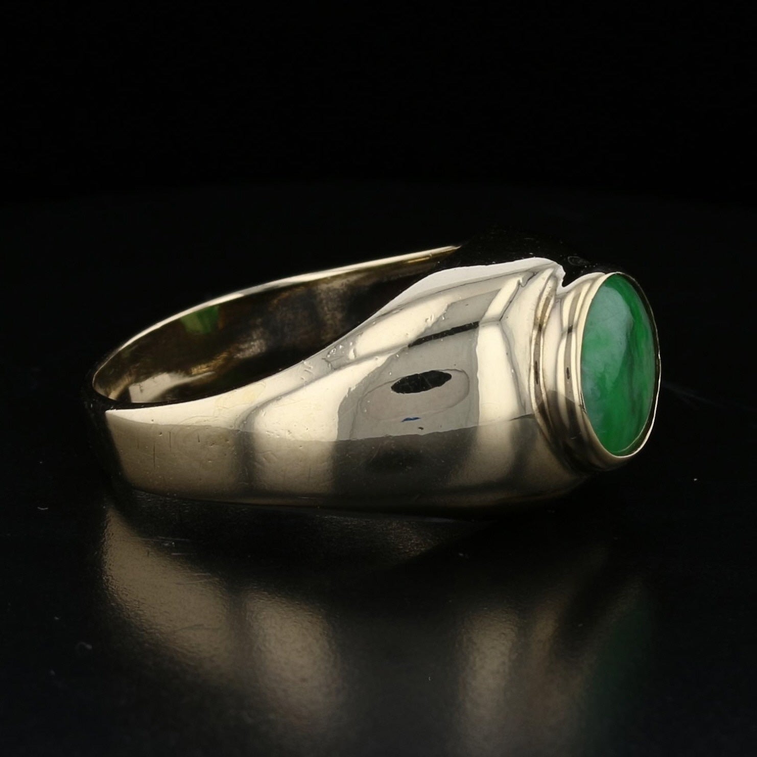 Unisex Jade Ring - David's Antiques & Jewelry