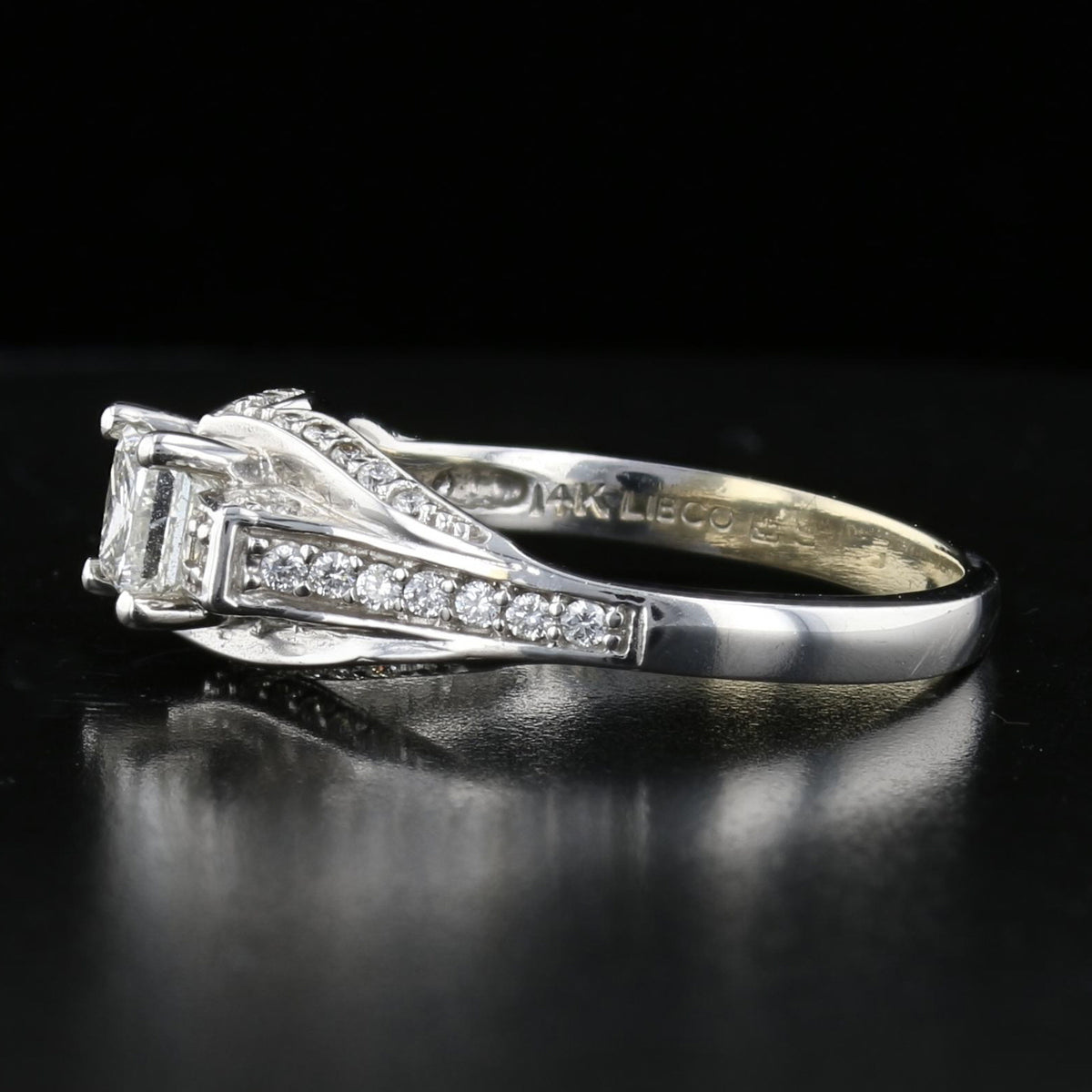Vintage Diamond Ring White Gold