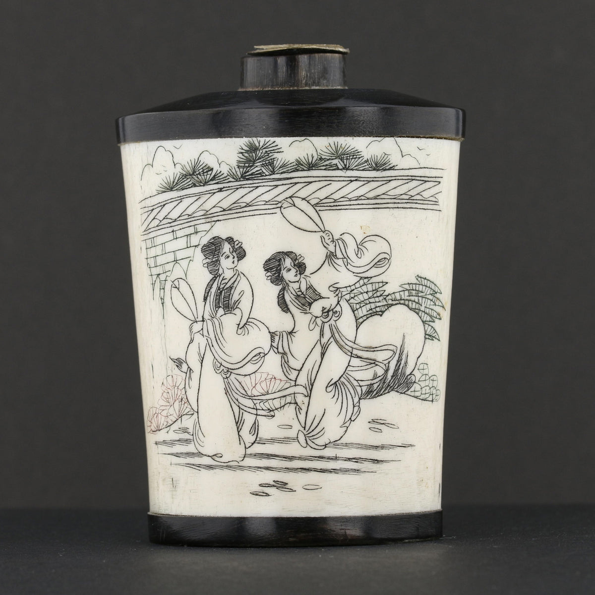 Antique Chinese Hand-painted Snuff Bottle