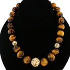 Tigereye, Carved Ivory Necklace - David's Antiques & Jewelry