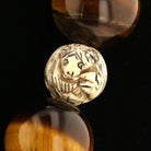 Tigereye, Carved Ivory Necklace - David's Antiques & Jewelry