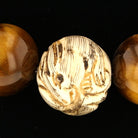 Tigereye, Carved Ivory Necklace - David's Antiques & Jewelry