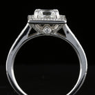 Square Diamond Engagement Ring - David's Antiques & Jewelry