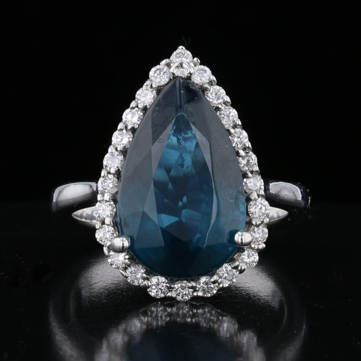 Kyanite, Diamond Ring - David's Antiques & Jewelry