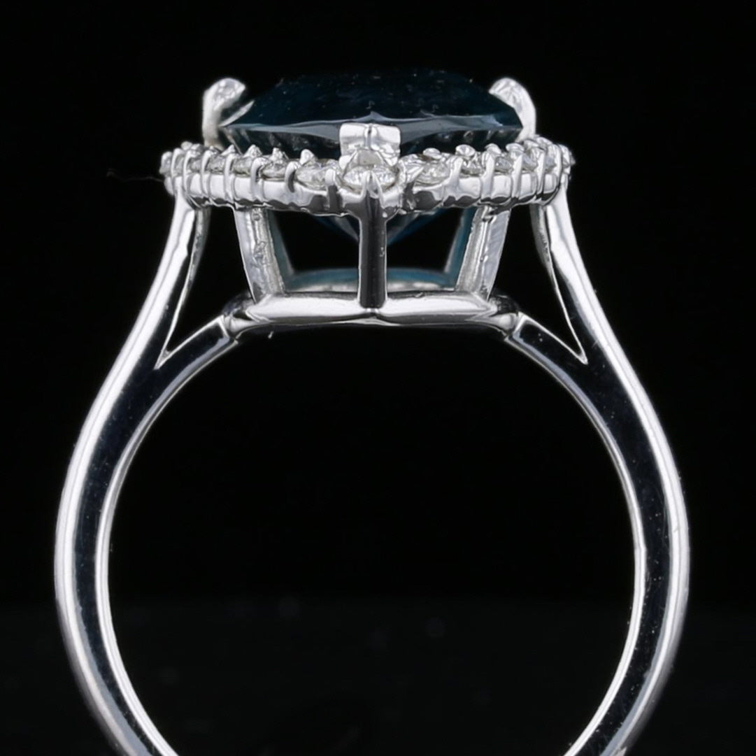 Kyanite, Diamond Ring - David's Antiques & Jewelry