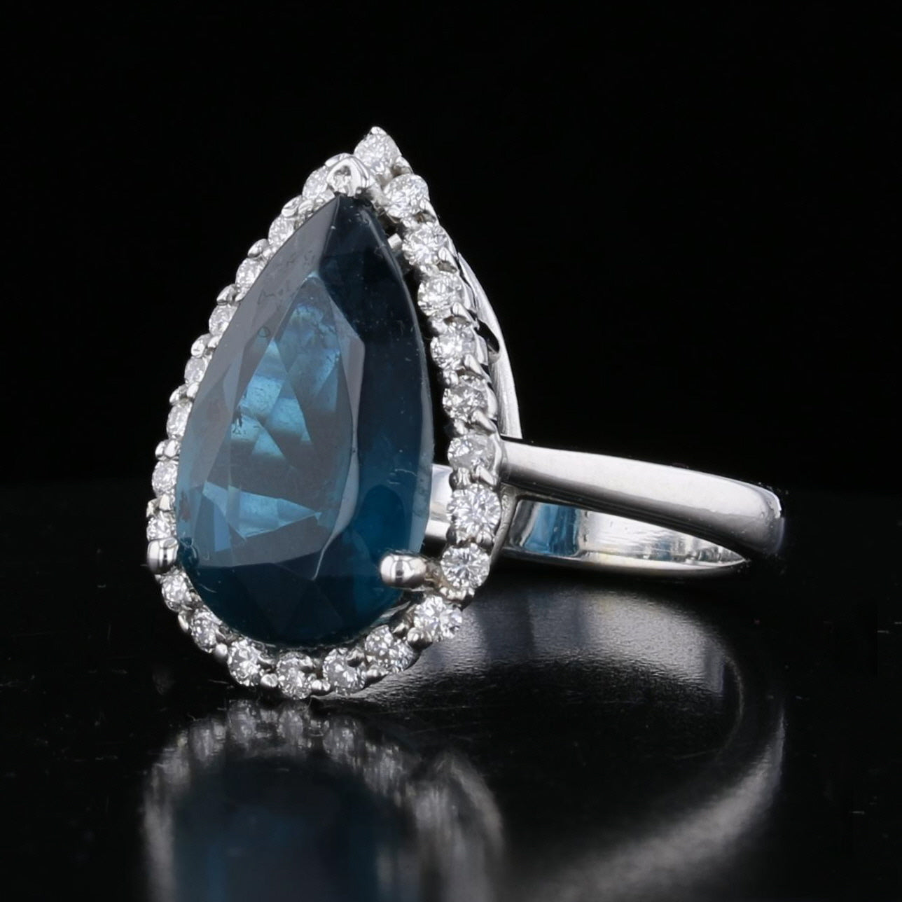 Kyanite, Diamond Ring - David's Antiques & Jewelry