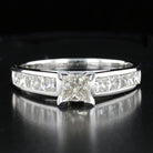 Diamond Ring White Gold - David's Antiques & Jewelry