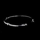 Platinum Diamond Cuff Bracelet - David's Antiques & Jewelry