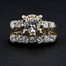 Diamond Gold Bridal Ring - David's Antiques & Jewelry
