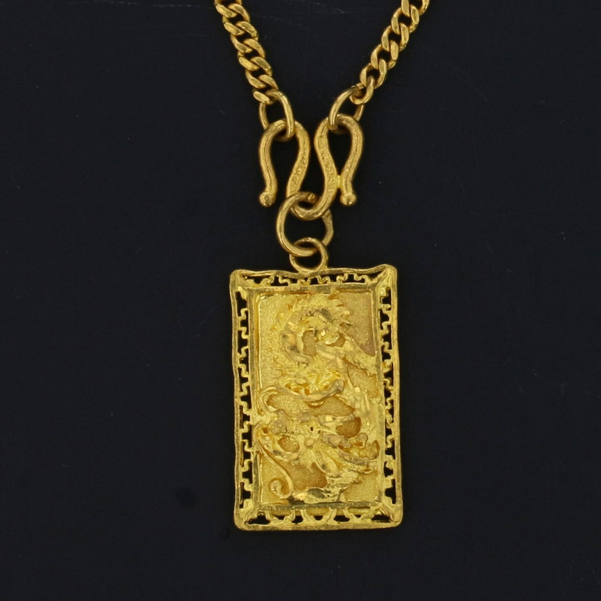 24K Gold Chain & Pendant