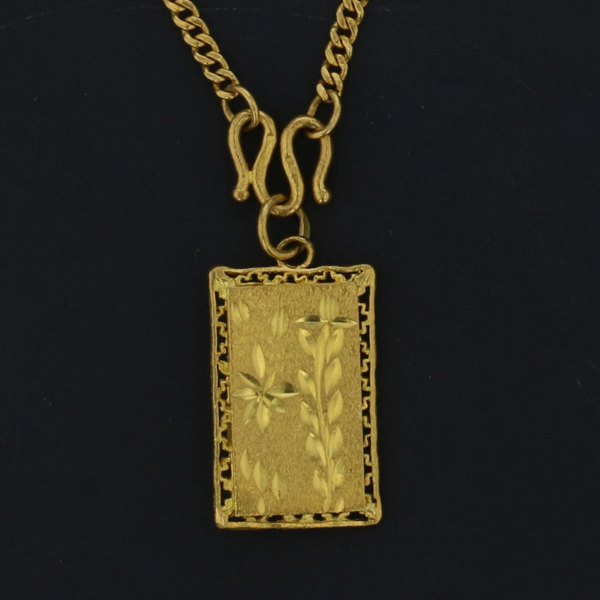 24K Gold Chain & Pendant