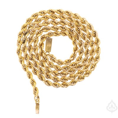 28" Gold Rope Chain   889735