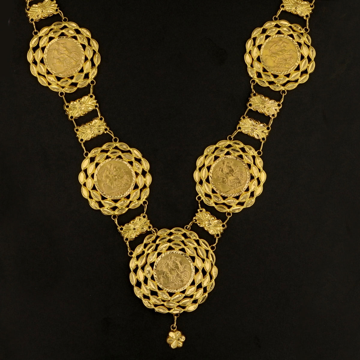 22K Gold Coins Necklace   890745