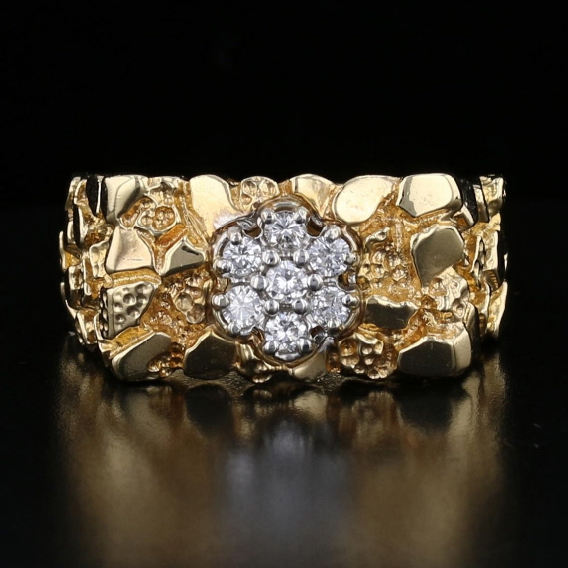 14K Gold Diamond Ring   891373