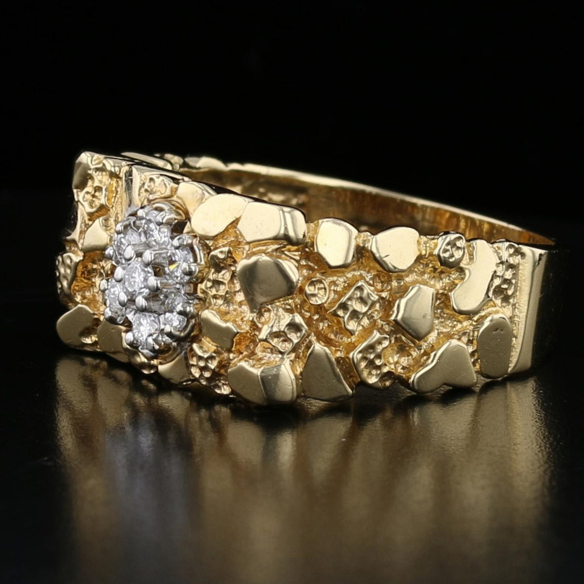 14K Gold Diamond Ring   891373