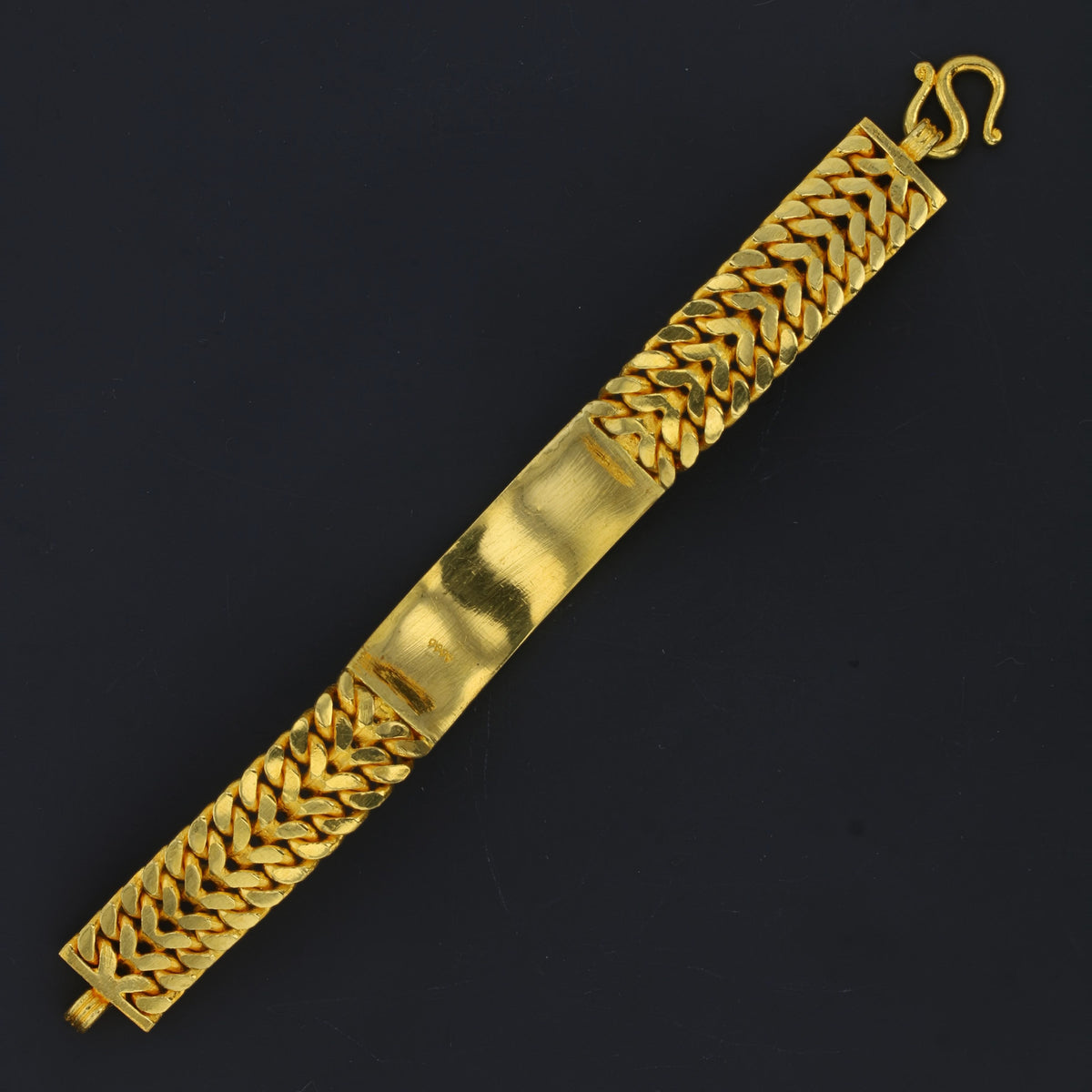 24K Yellow Gold Dragon Bracelet