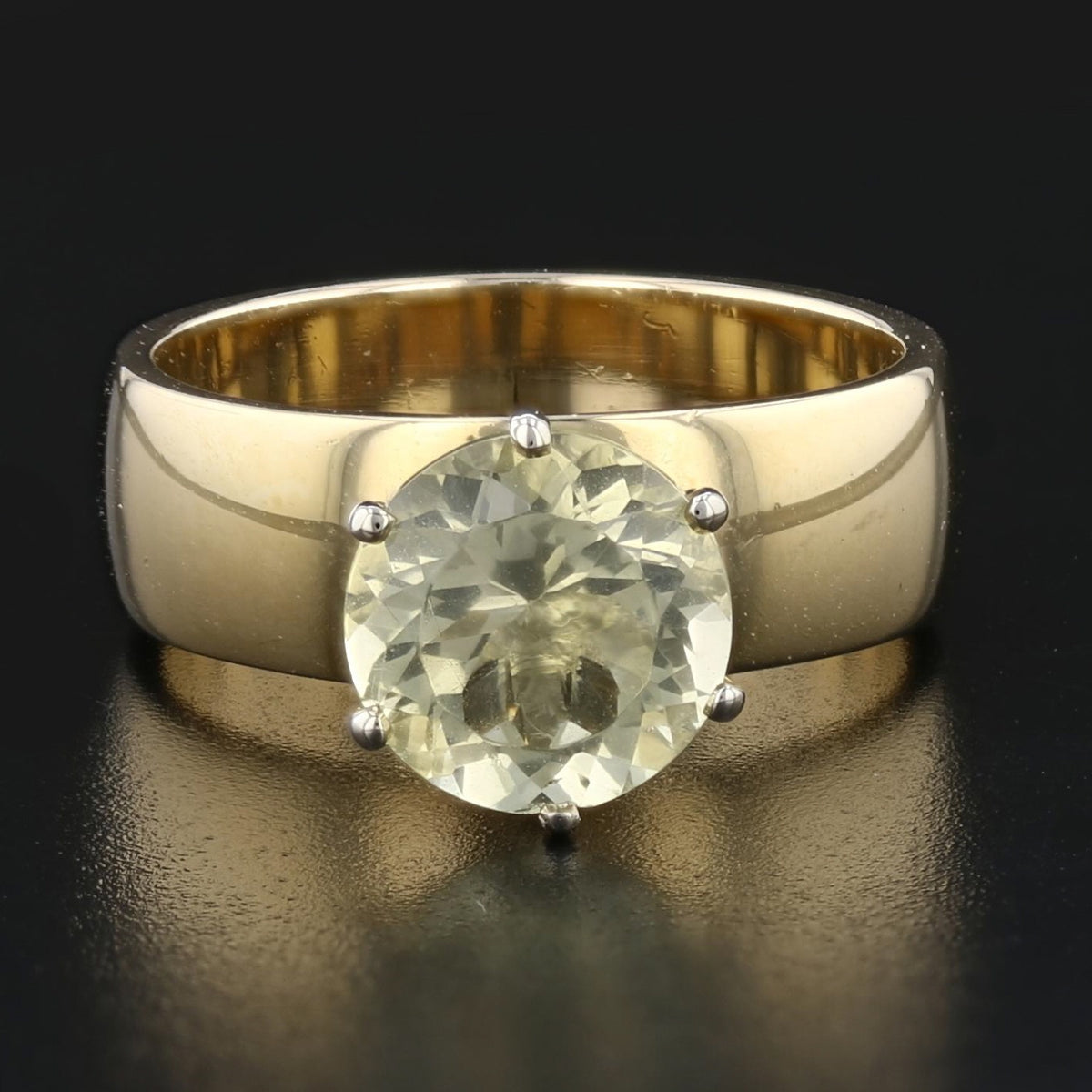 14Kt Lemon Citrine Ring