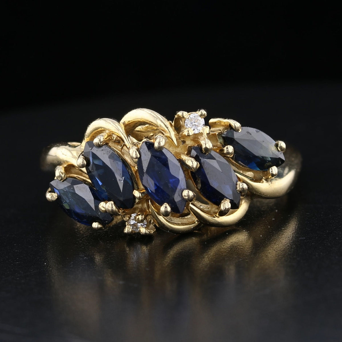Sapphire Diamond Ring   892045