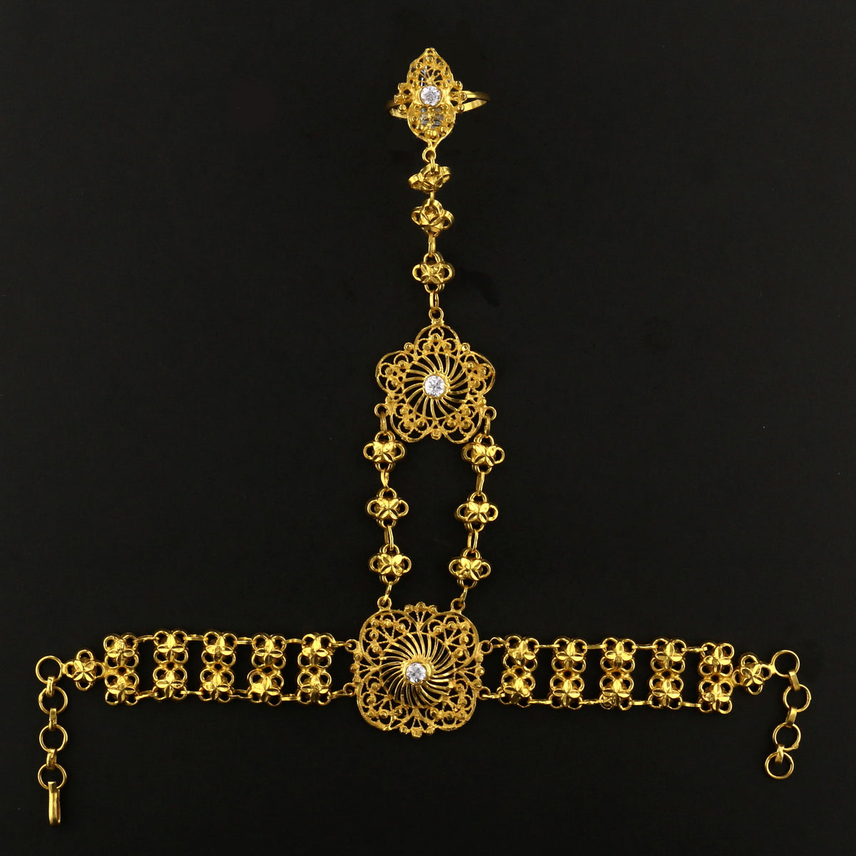 Slave Gold CZ Bracelet   892406