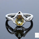 Petite PearShape VooDooStone Ring - David's Antiques & Jewelry