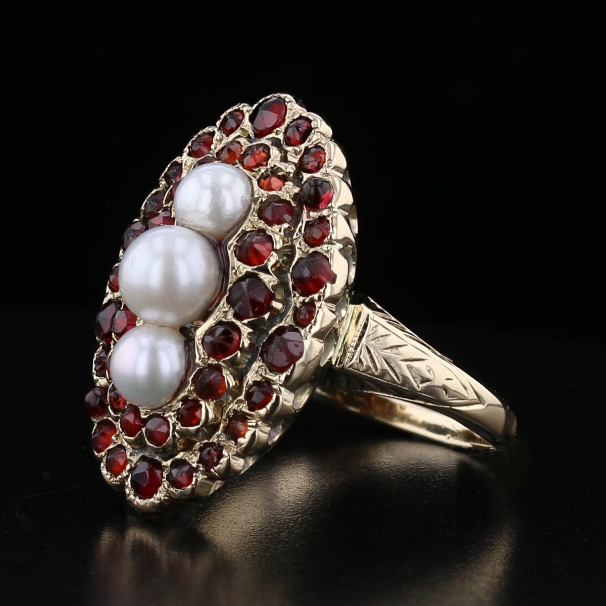 Garnet Pearl Ring   892904