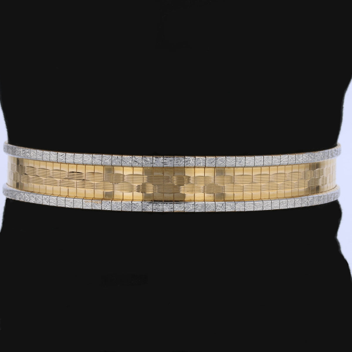 2 Sided Diamond Cut Bracelet   892989