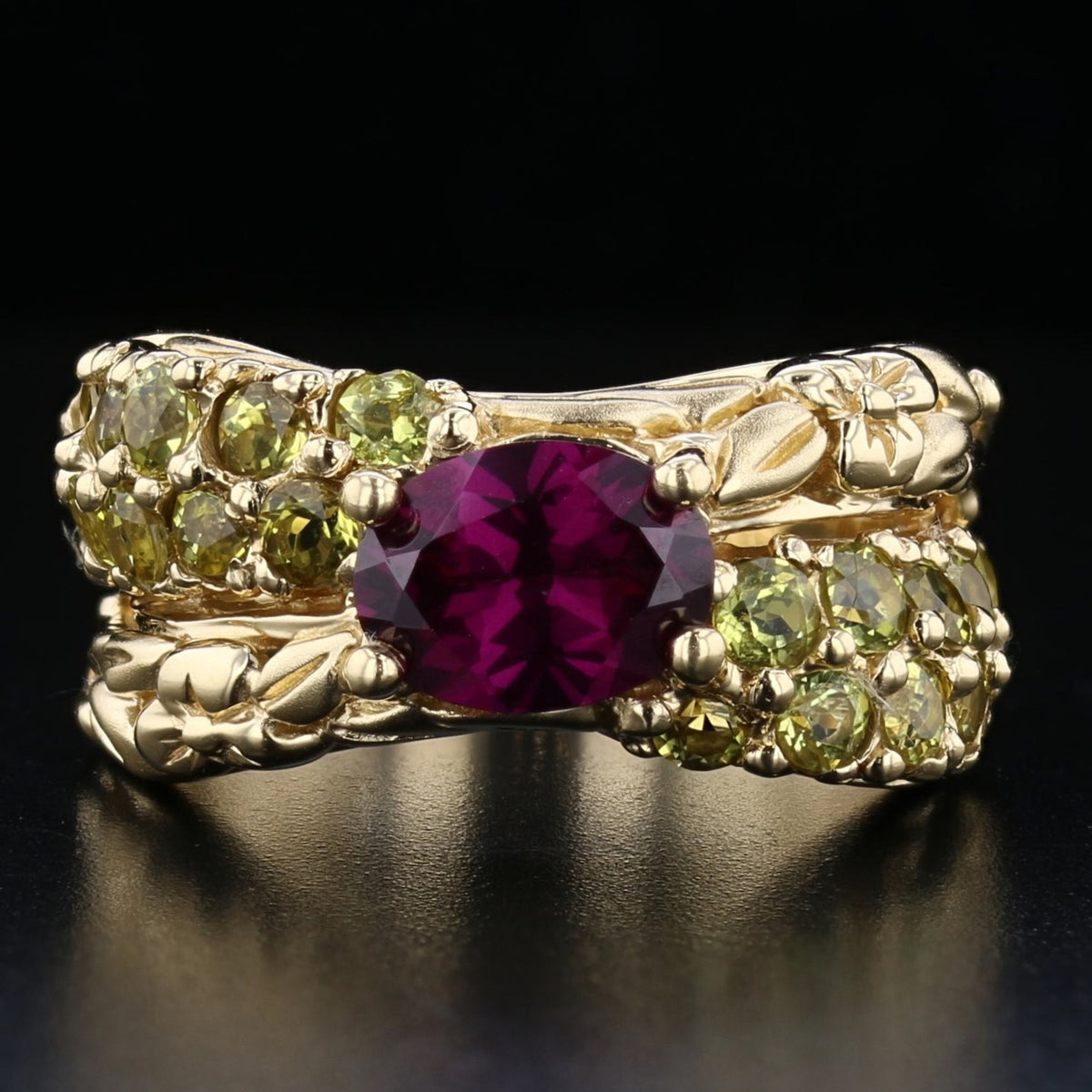 Garnet Peridor Ring   893015