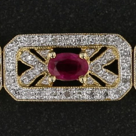 Ruby Diamond Bracelet   893138