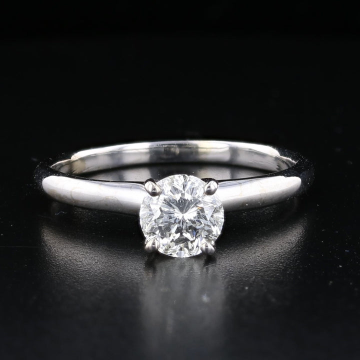 Solitaire Diamond Ring White Gold