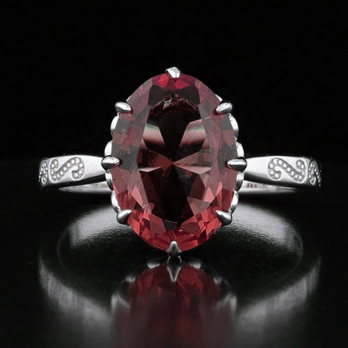 VooDooStone Ring with Fleur De Lis Prongs Ring