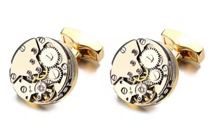 Watch Mechanism Cufflinks
