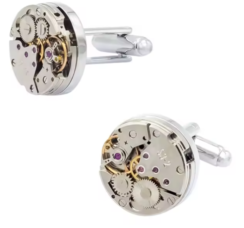 Watch Mechanism Cufflinks
