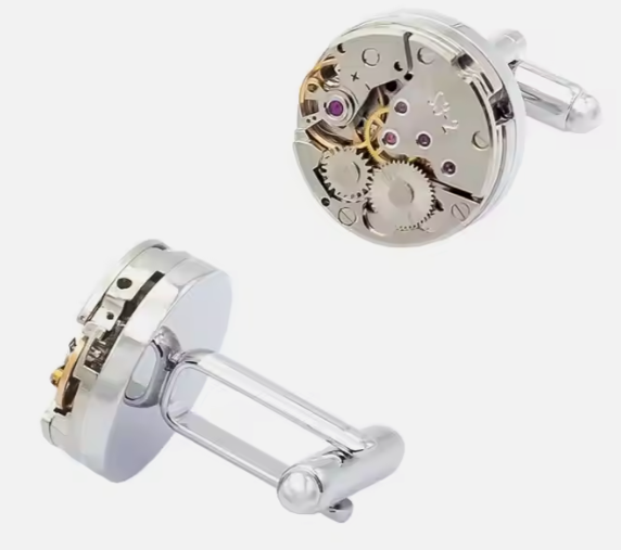 Watch Mechanism Cufflinks