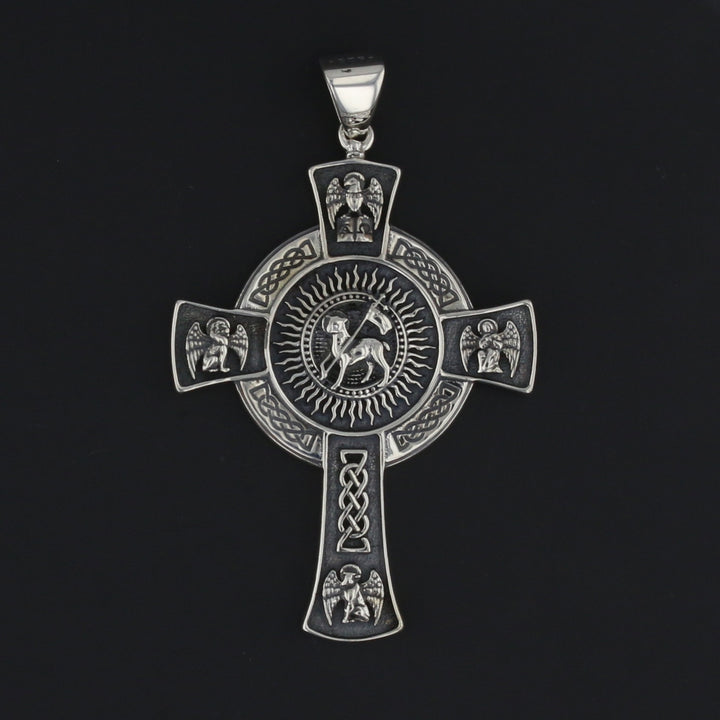 Celtic Cross Pendant in Sterling Silver