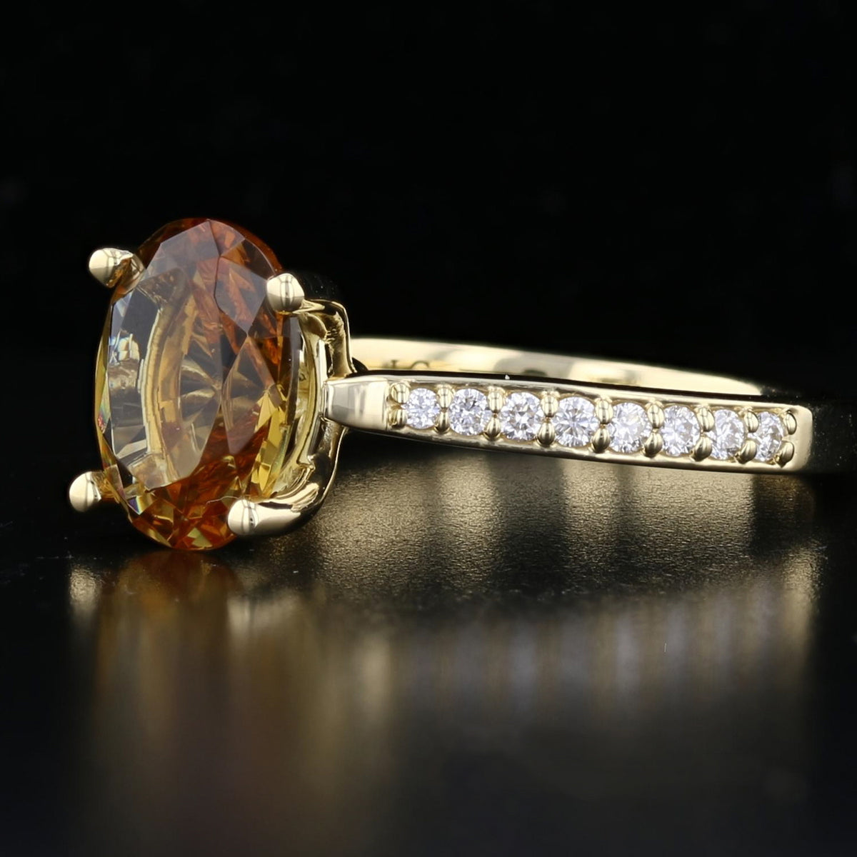 VooDooStone Diamond Gold Ring