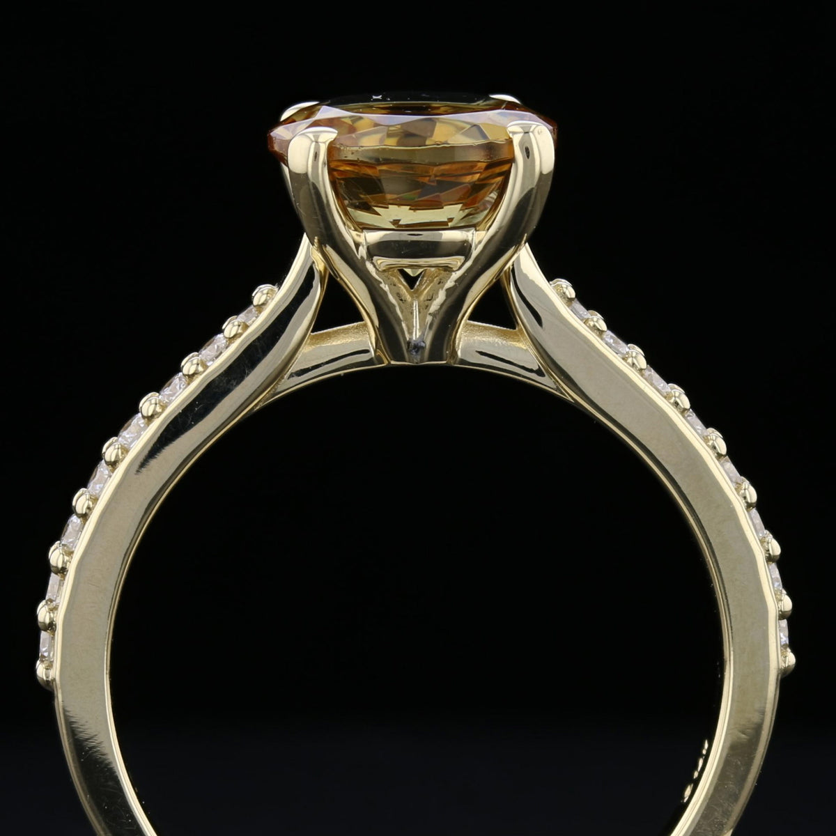 Voodoostone Gold and Diamond Ring