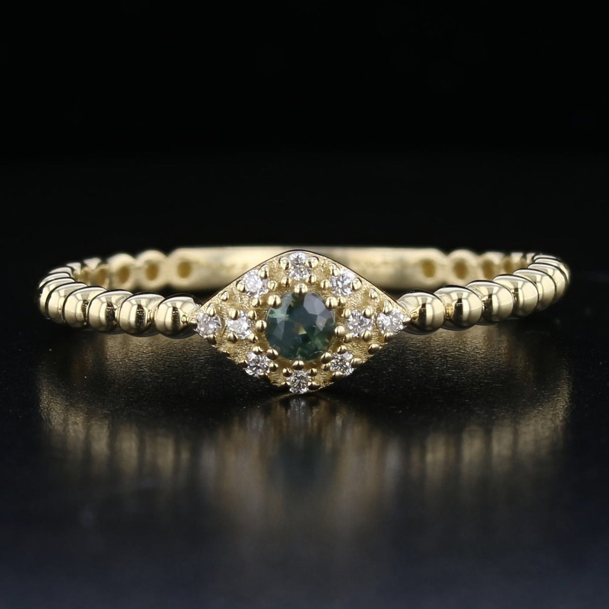 Delicate Alexandrite and Diamond