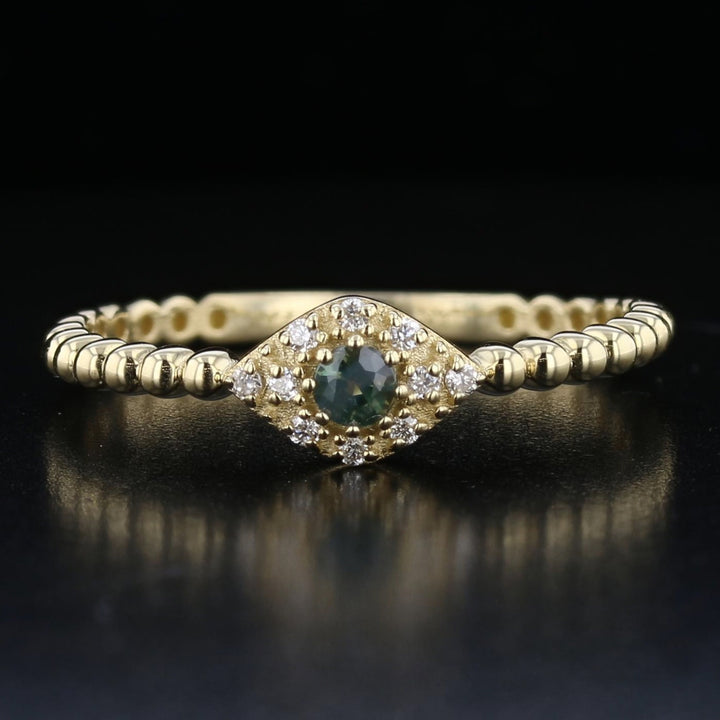 Delicate Alexandrite and Diamond