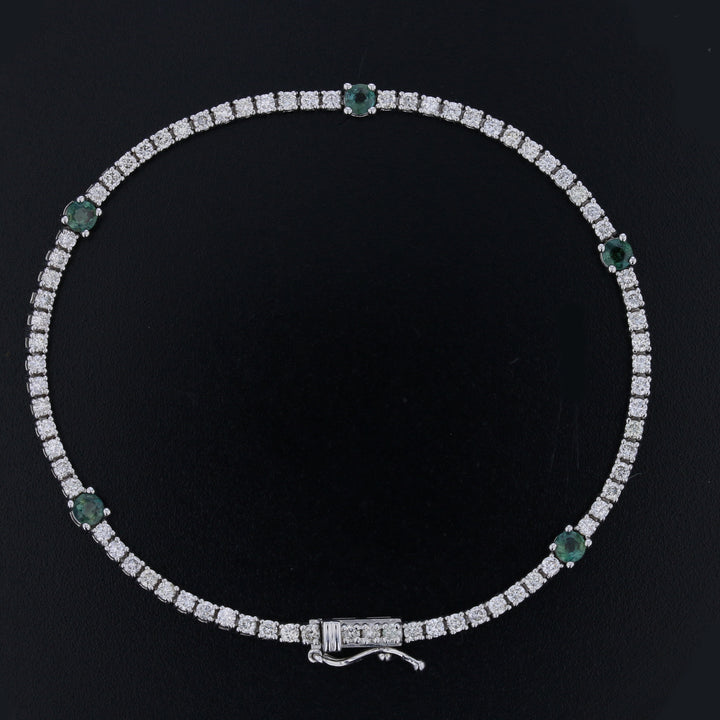 Alexandrite Diamond Bracelet