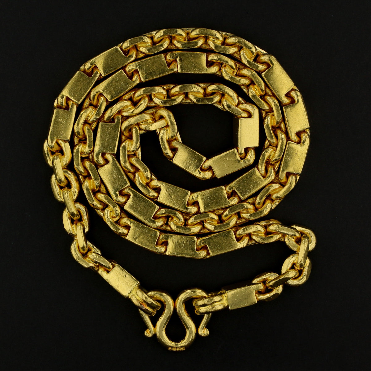 27" Heavy 24K Necklace   893486