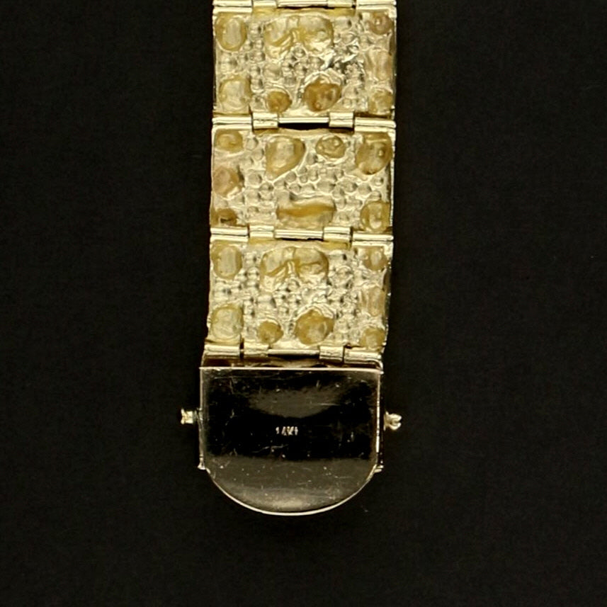 8" Gold Nugget Bracelet   893488