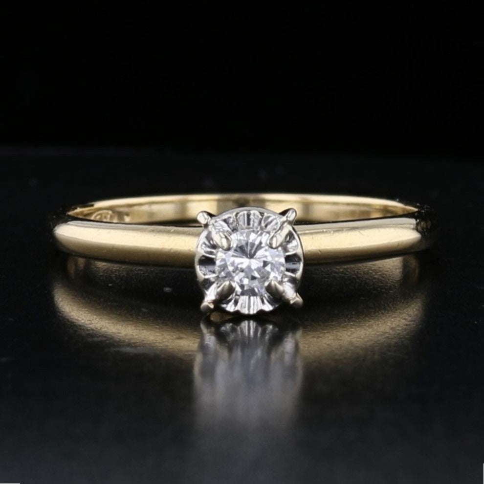 Vintage Solitaire Diamond Ring