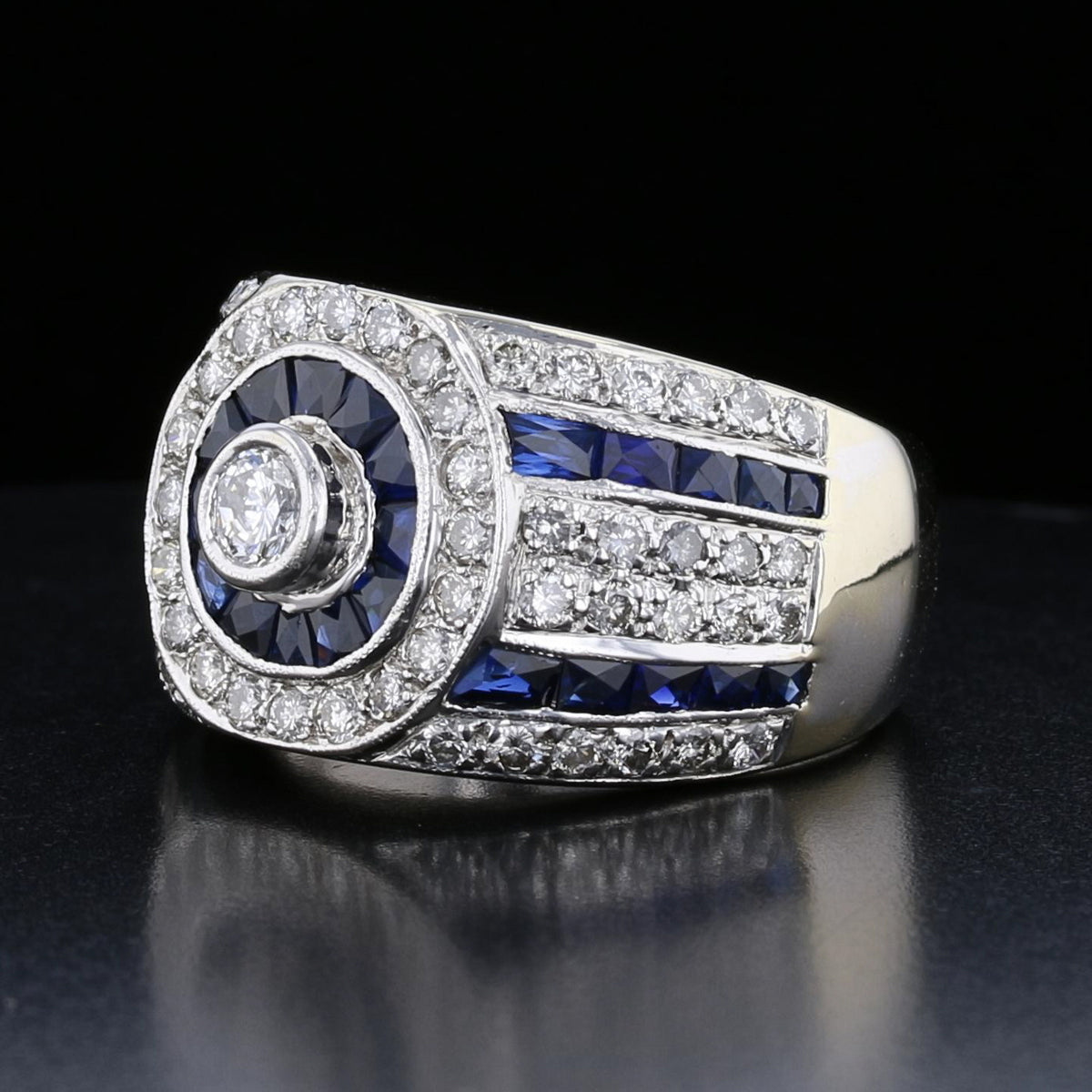 Sapphire Diamond Ring   893522