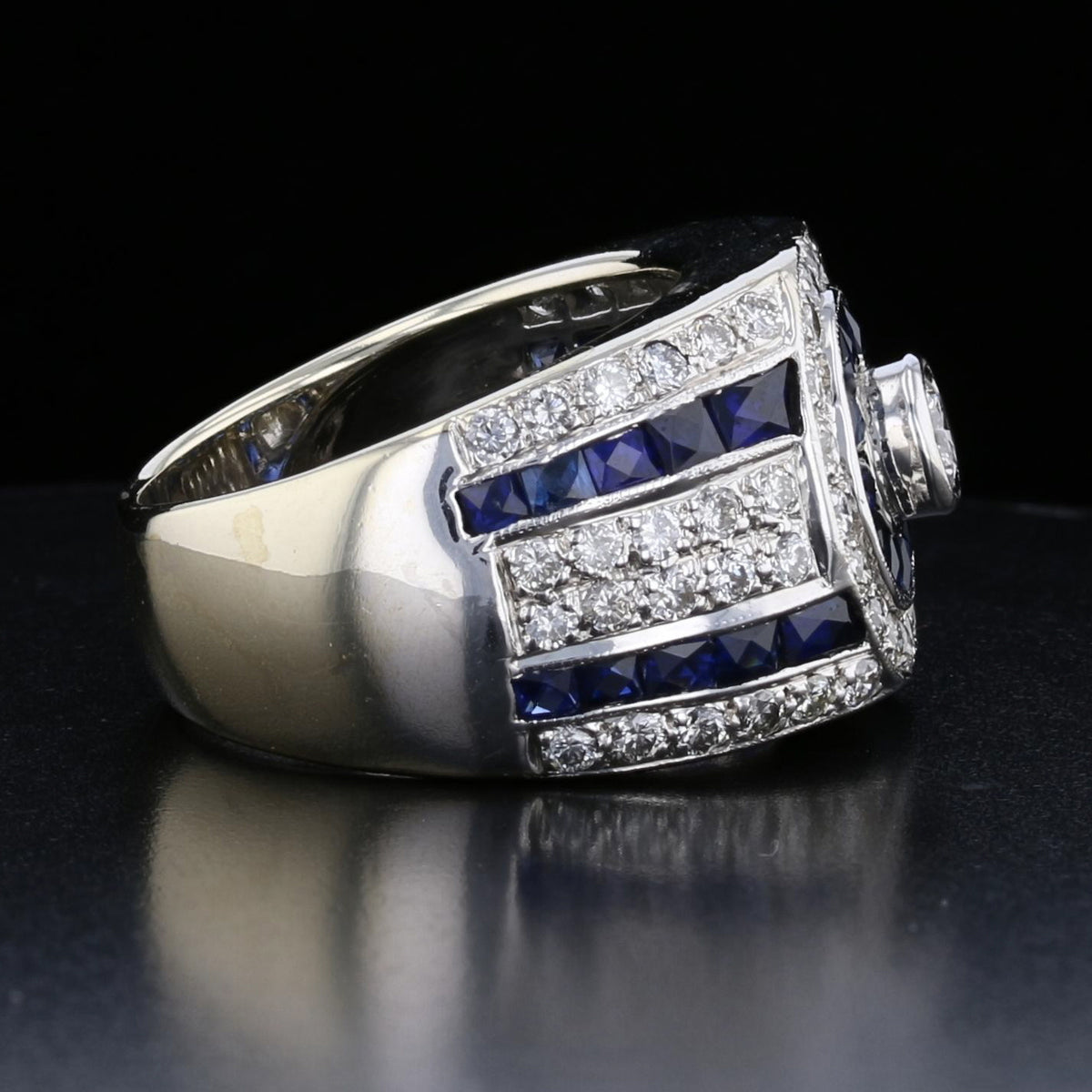 Sapphire Diamond Ring   893522