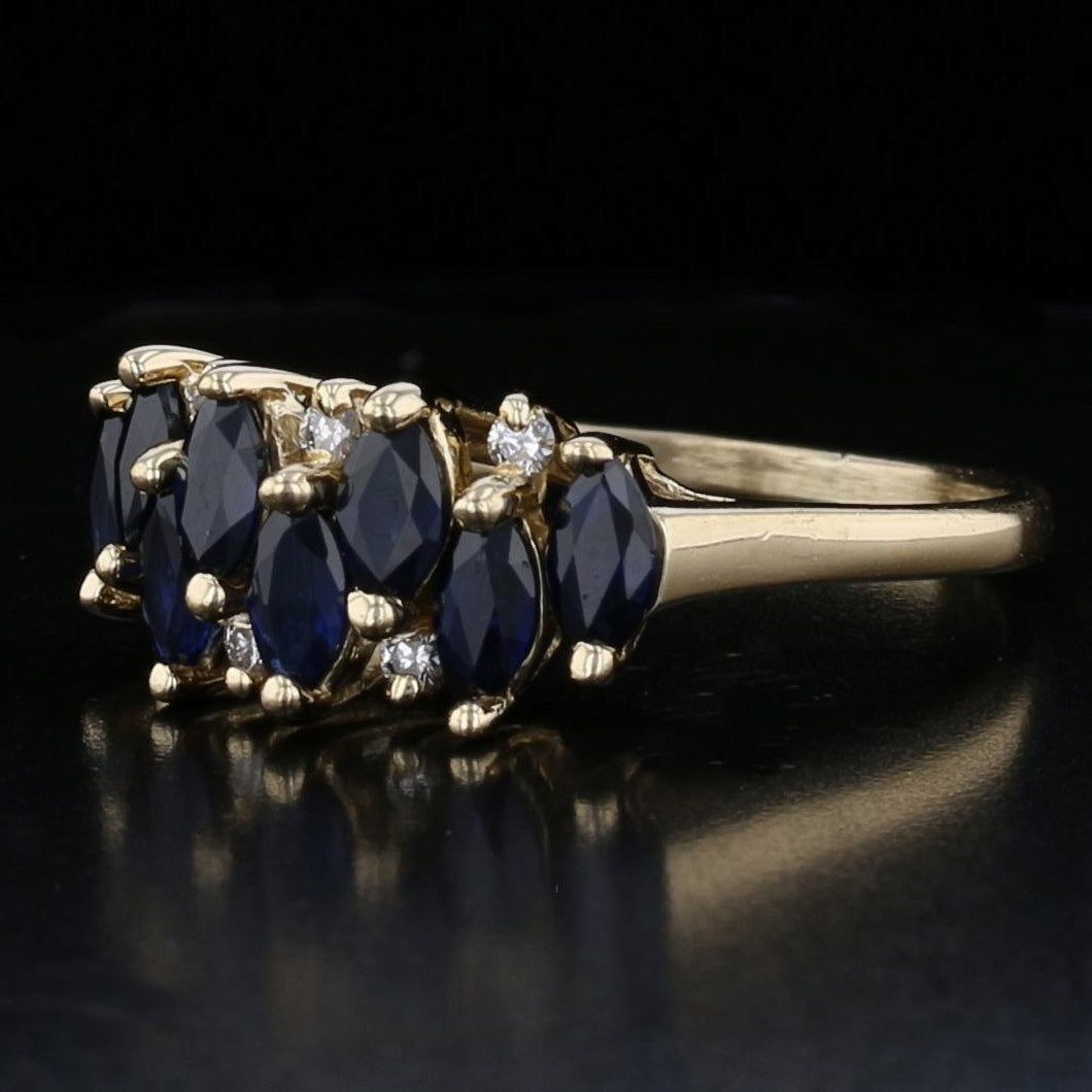 Sapphire Diamond Ring   893528