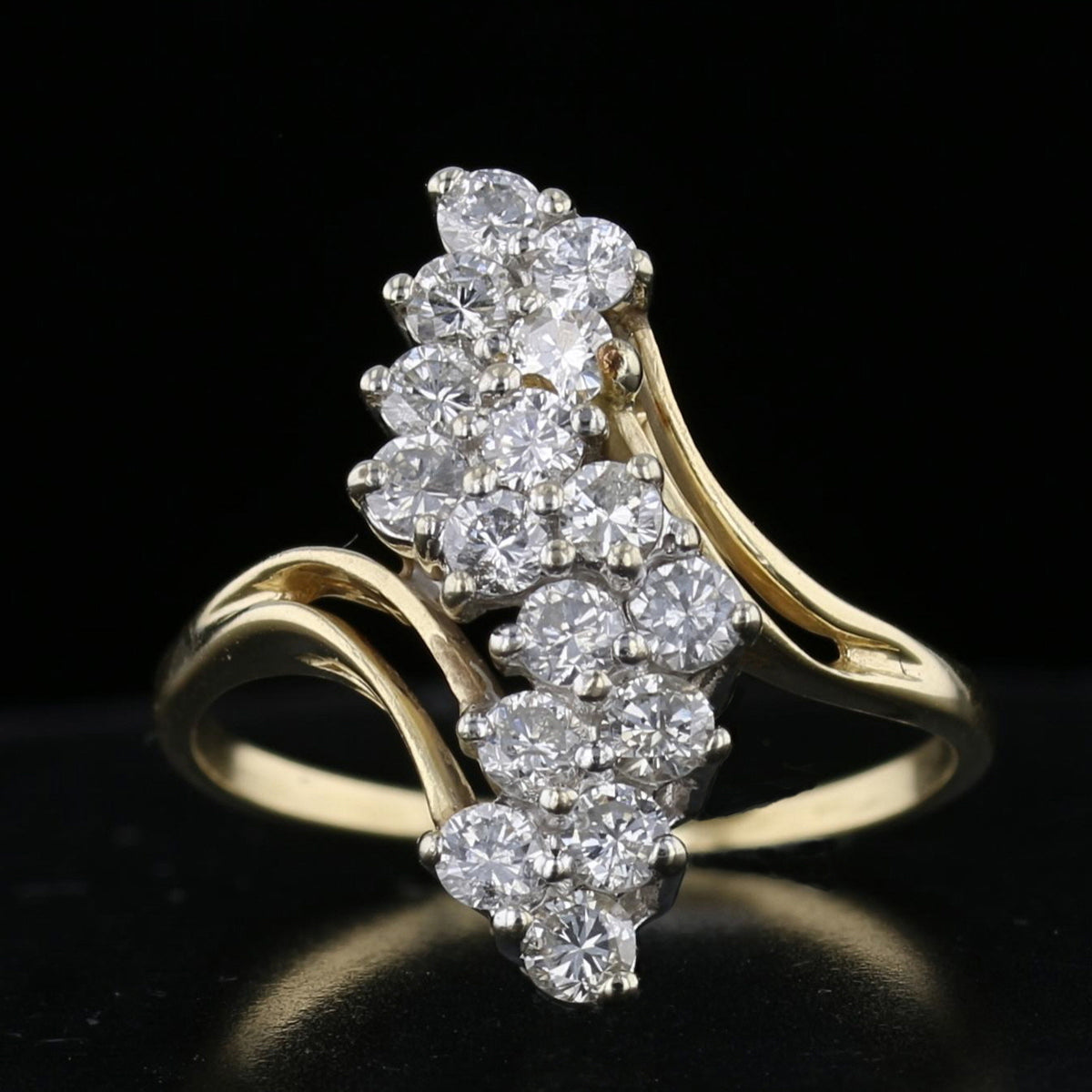 Vintage Diamond Cluster Ring