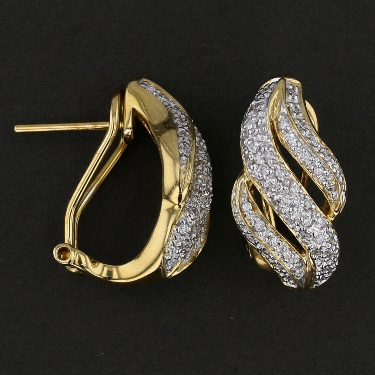 Vintage Diamond Earrings