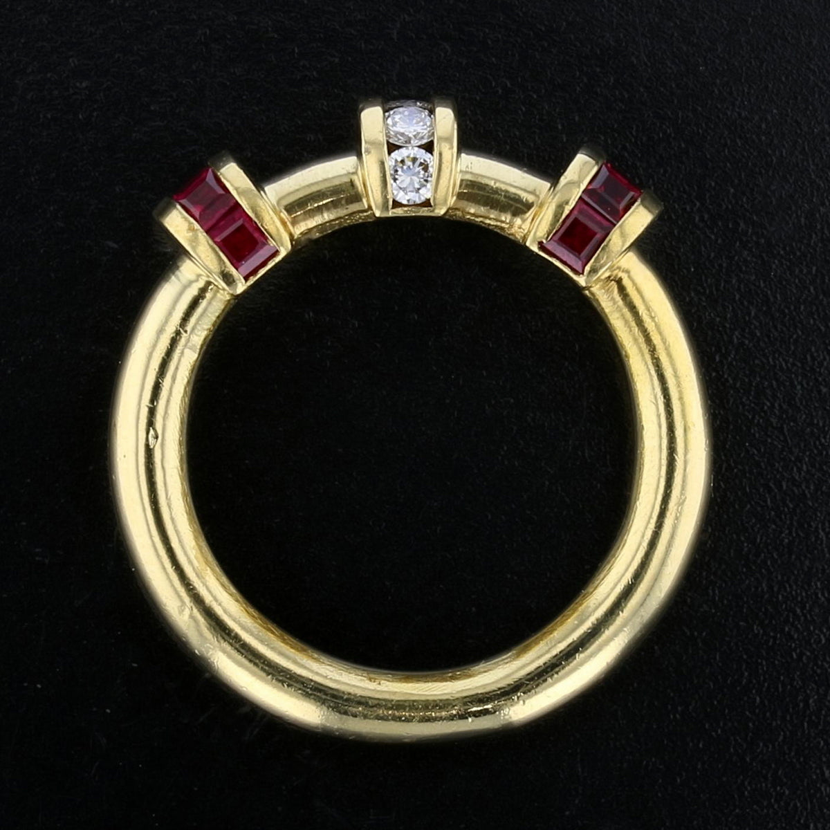 Vintage Ruby and Diamond Ring