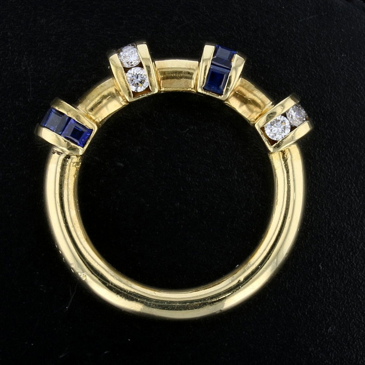 Vintage Sapphire and Diamond Ring