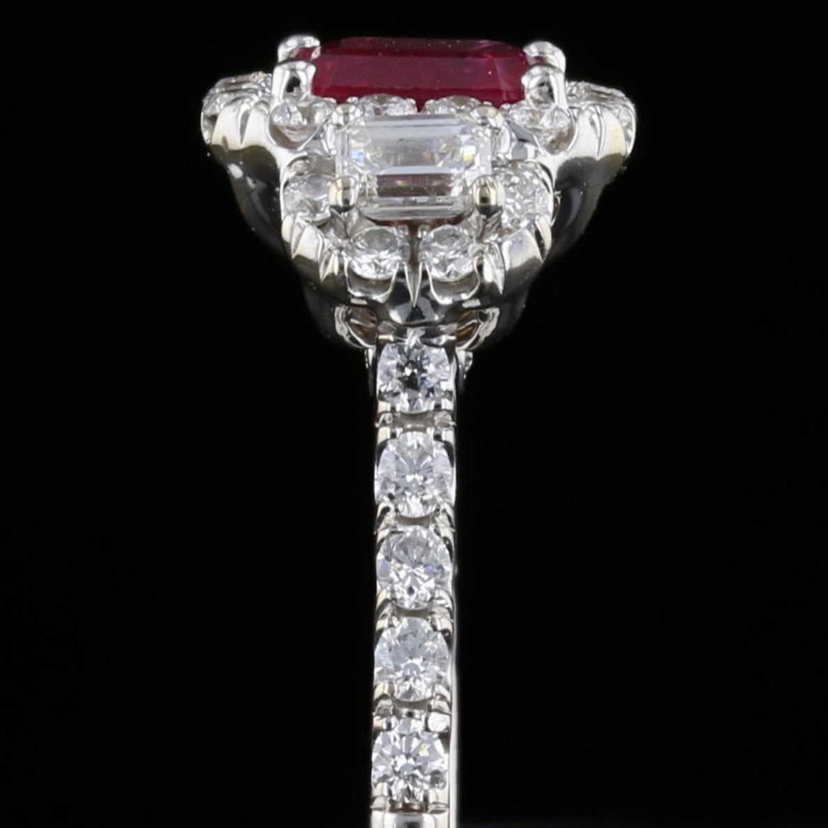 Vintage Ruby and Diamond Ring